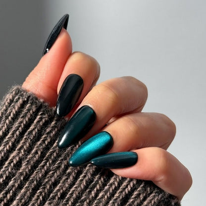 Glittery Gel Nail Art Extensions Acalora
