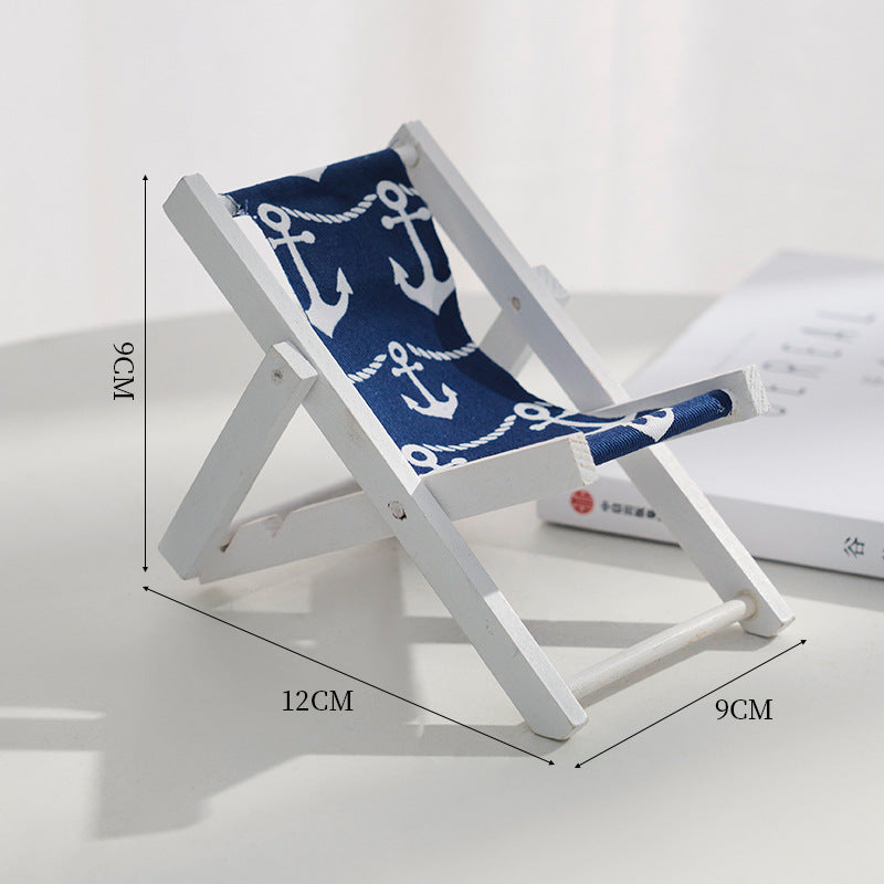 Miniature Beach Chair Figurine