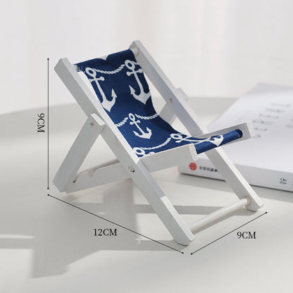 Miniature Beach Chair Figurine