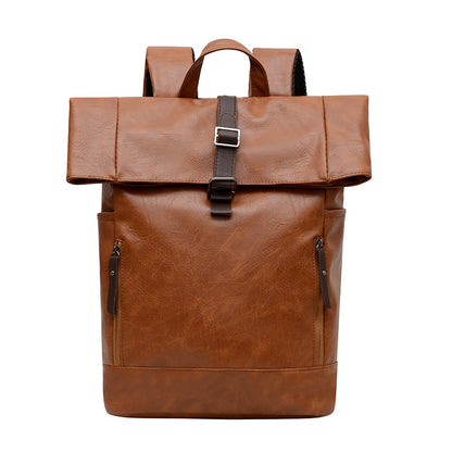 Vintage Style Leather Backpack Acalora