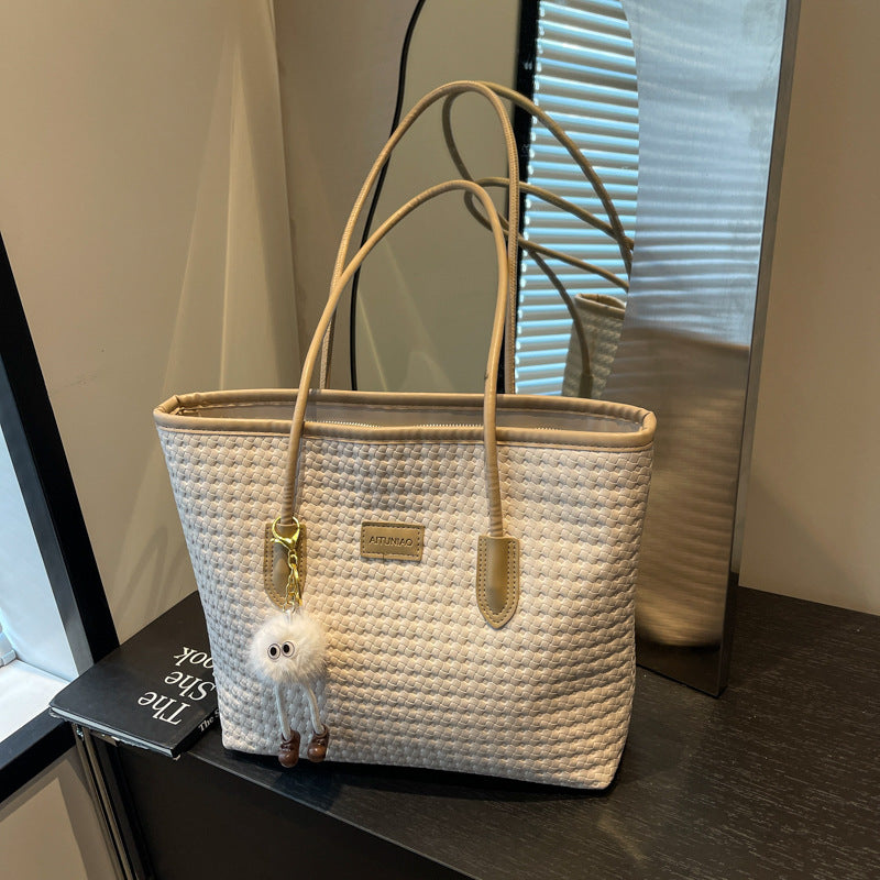 Woven Patterned Shoulder Bag Acalora