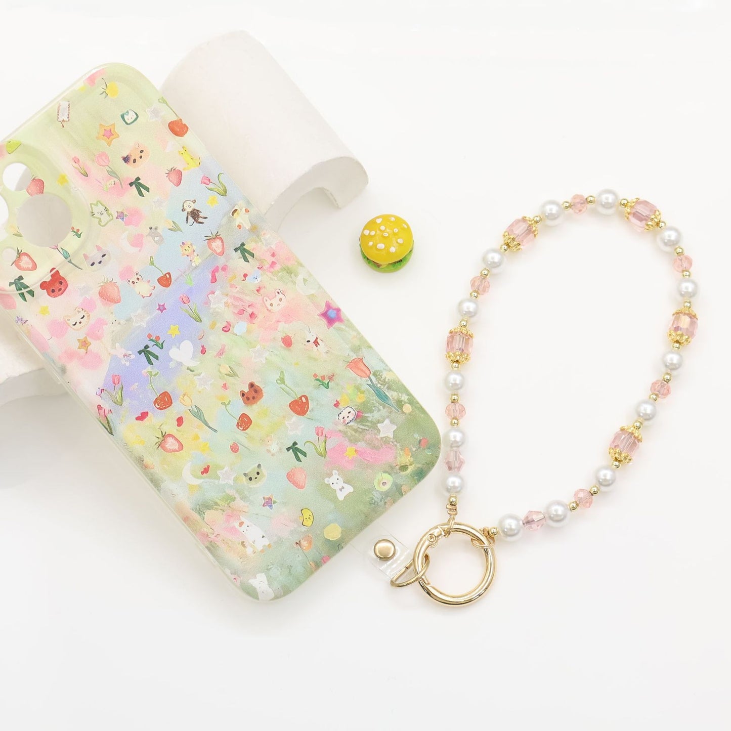Elegant Beaded Phone Chain Acalora
