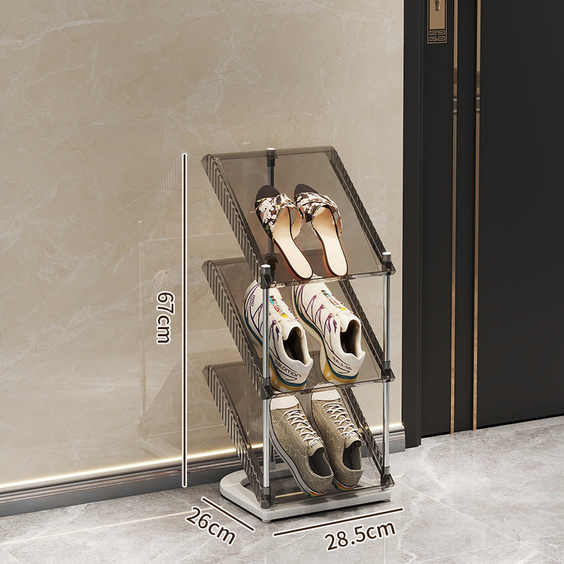 Shoe rack with transparent design Acalora