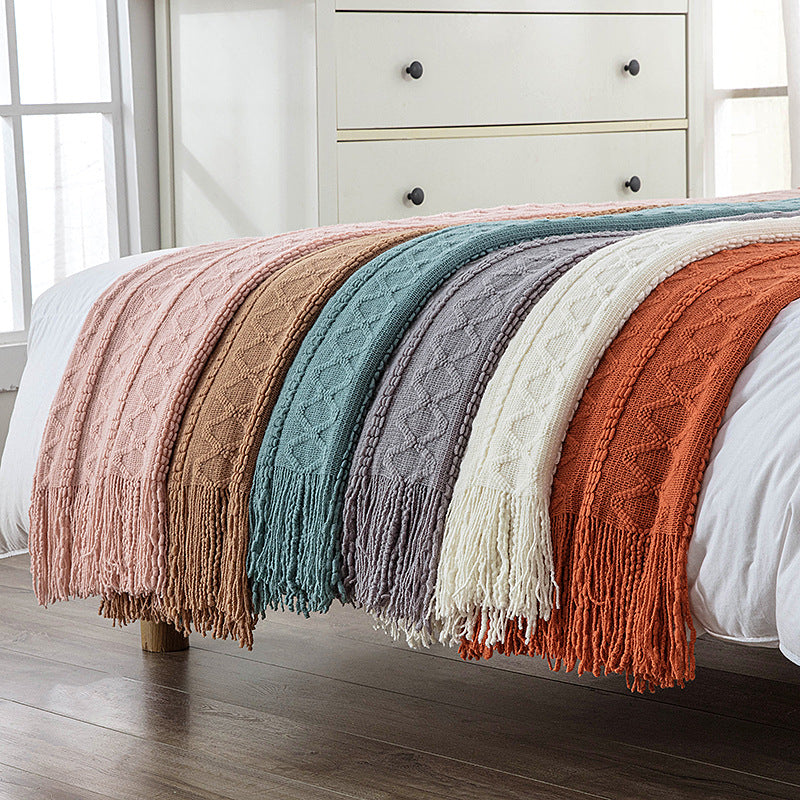 Cozy Knitted Blanket