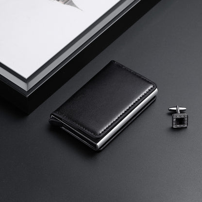 Premium Leather Business Card Holder Acalora