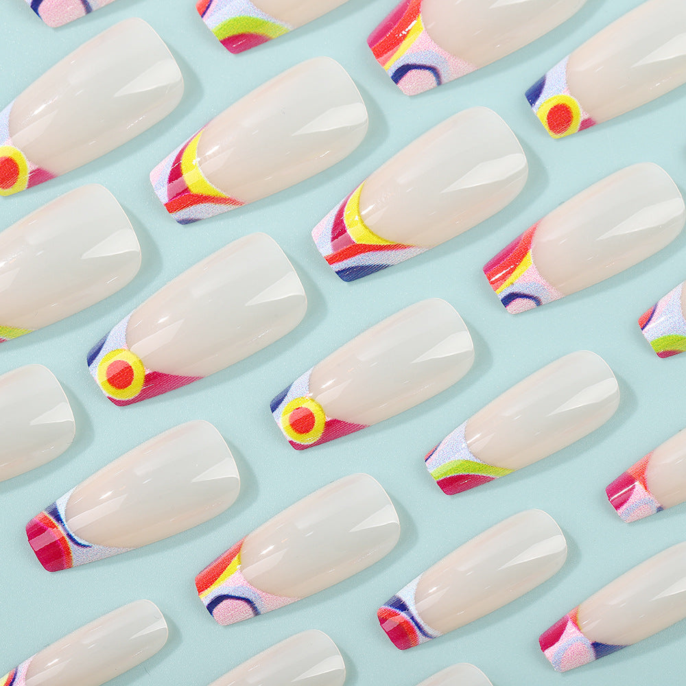 Creative and colorful nail art Acalora