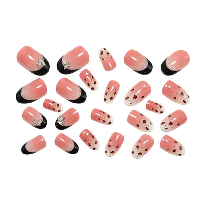 Artificial nails in a modern style with elegant embellishments Acalora