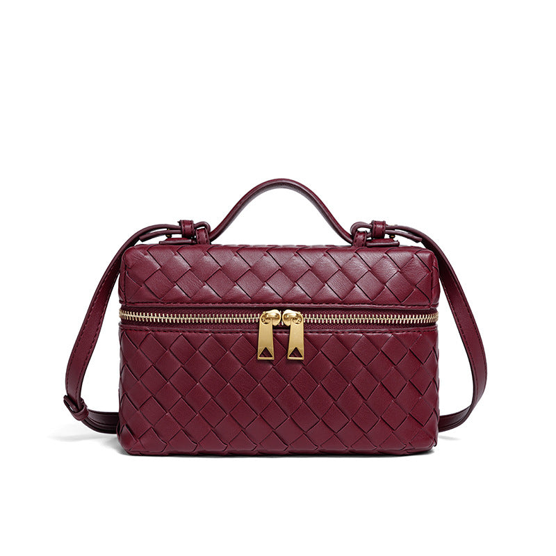 Structured Woven Satchel Bag Acalora