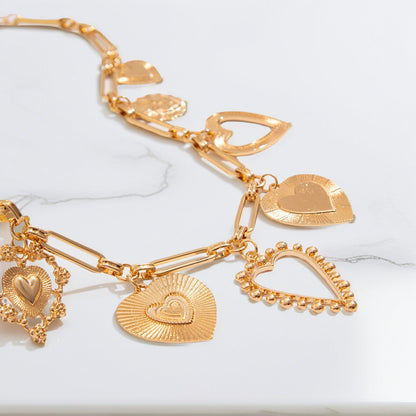 BowLift | Chunky Heart Charm Necklace