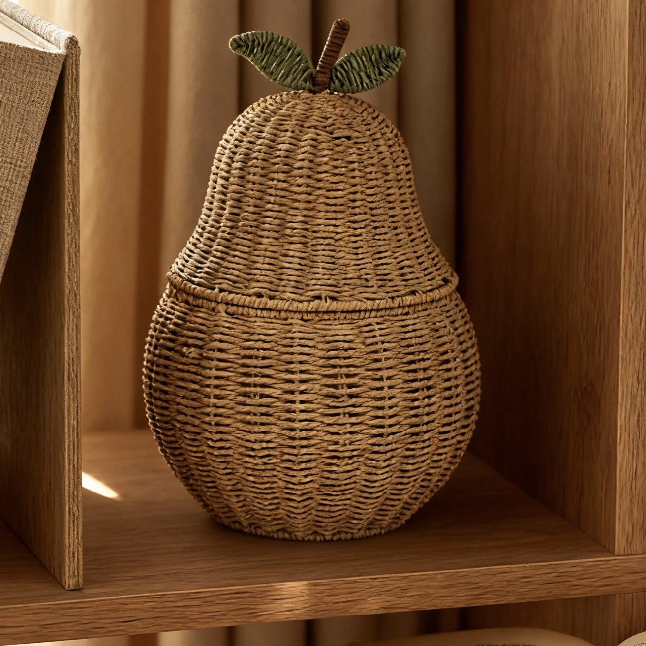 Playful storage basket in wave design Acalora
