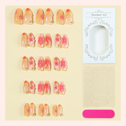 Decorative Floral Press-On Nail Set Acalora 1788495756