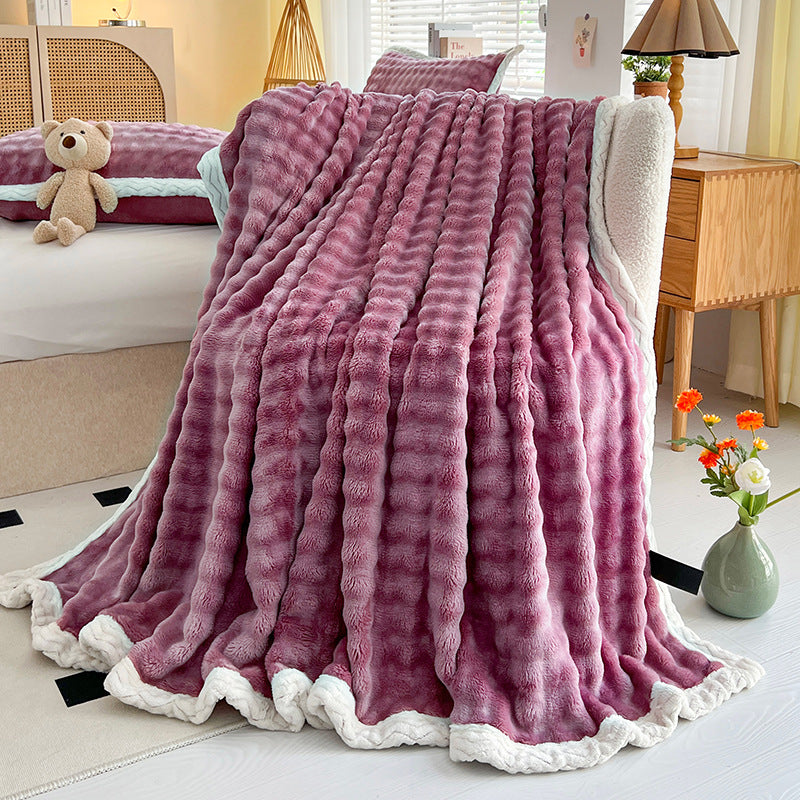 Unisex Plush Throw Blanket
