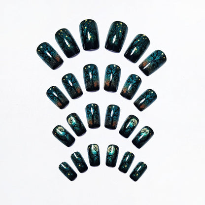 Artistic Night Sky Nail Art Acalora