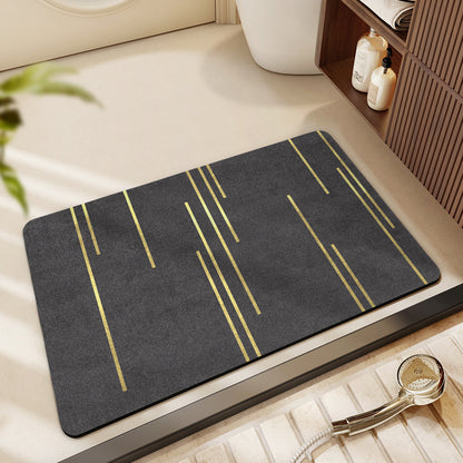 Geometric Patterned Bath Mat Acalora