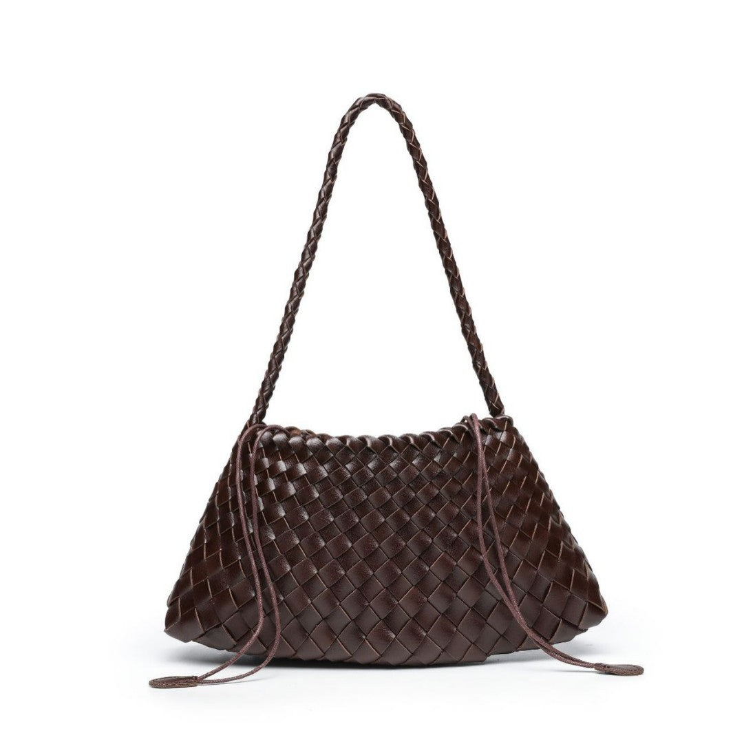 Textured Woven Slouchy Shoulder Bag Acalora
