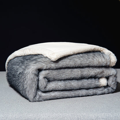 Luxurious Faux Fur Throw Blanket