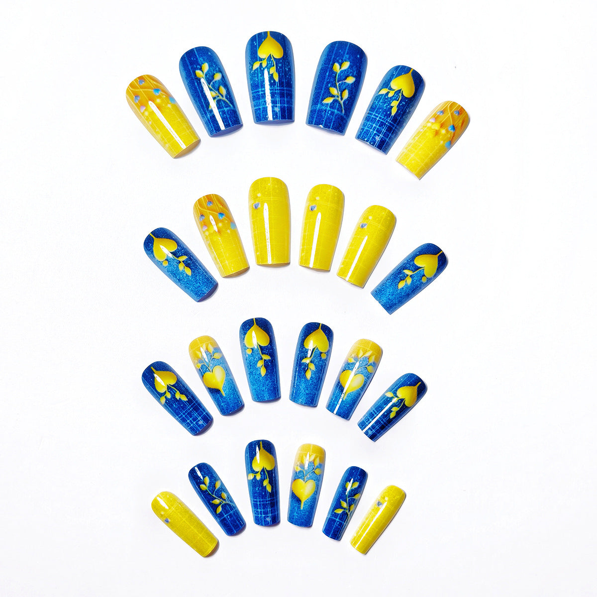 Heart-Inspired Decorative Nail Art Acalora