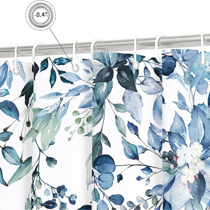 Floral Patterned Shower Curtain
