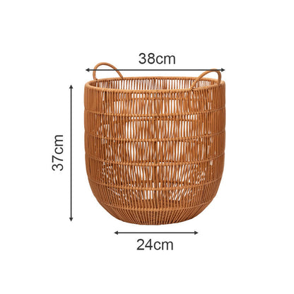 Handwoven storage basket