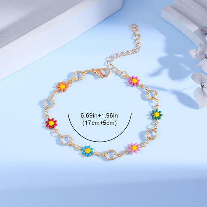Floral Charm Bracelet Acalora