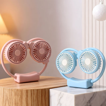 Women's Portable Neck Fan with Flexible Structure Karnz
