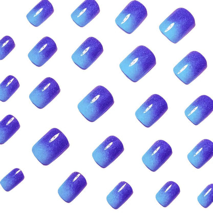 Gradient Sparkle Nail Art Acalora
