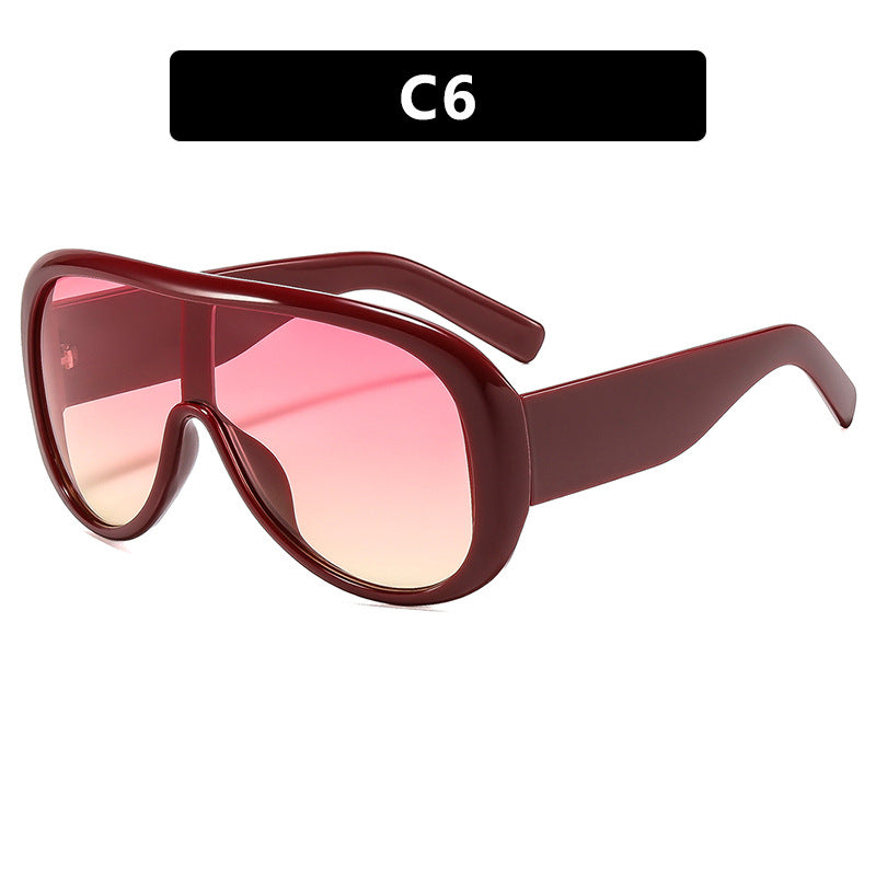 Women's oversized sports sunglasses in retro-inspired design Kalsten