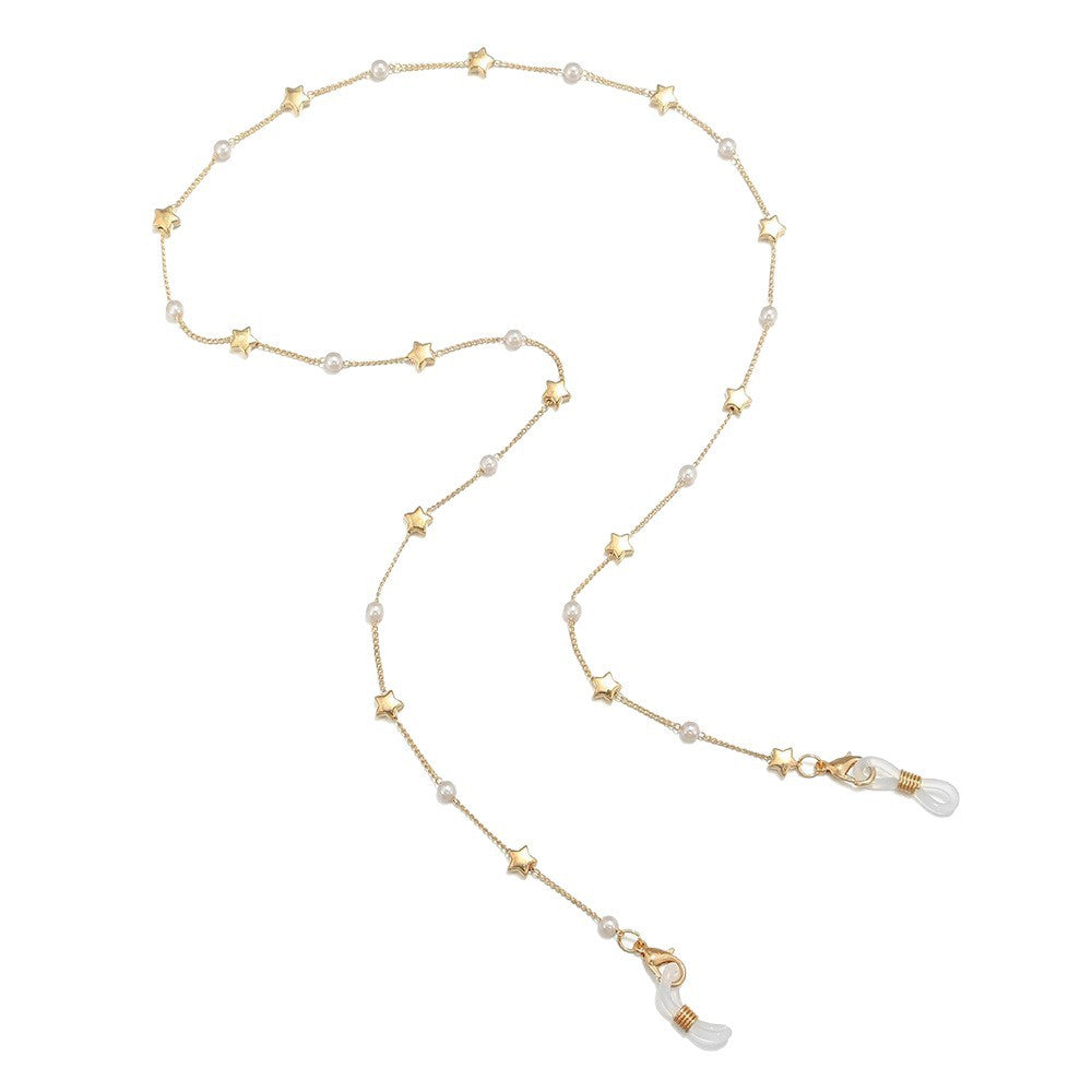 Star Accent Eyewear Retainer Chain Acalora