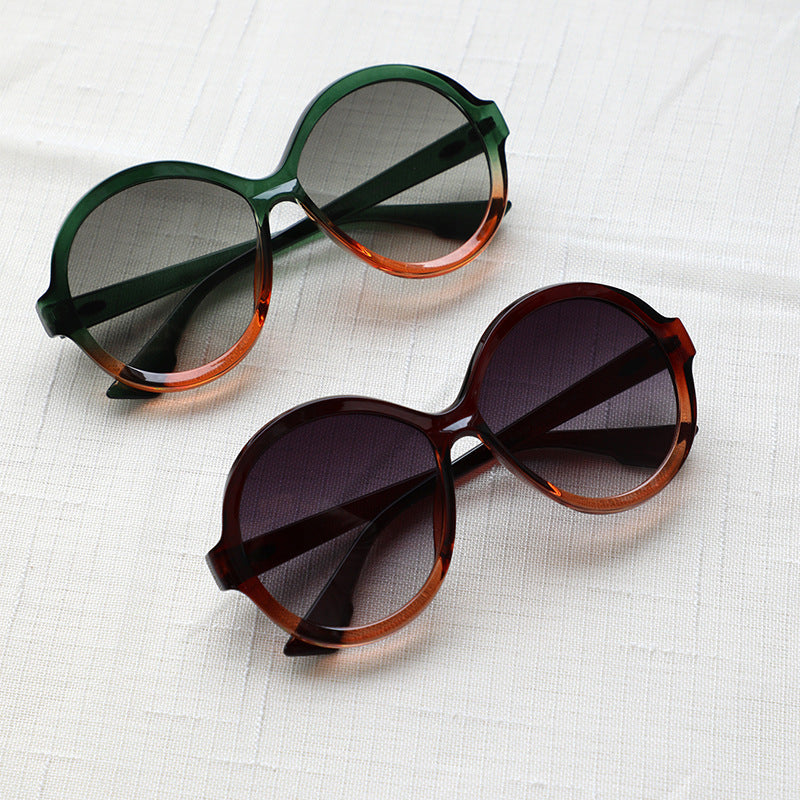 Women's oversized fashionable sunglasses with unique frame shape Skanto