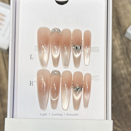 Reusable Press-On Nail Art Set Acalora