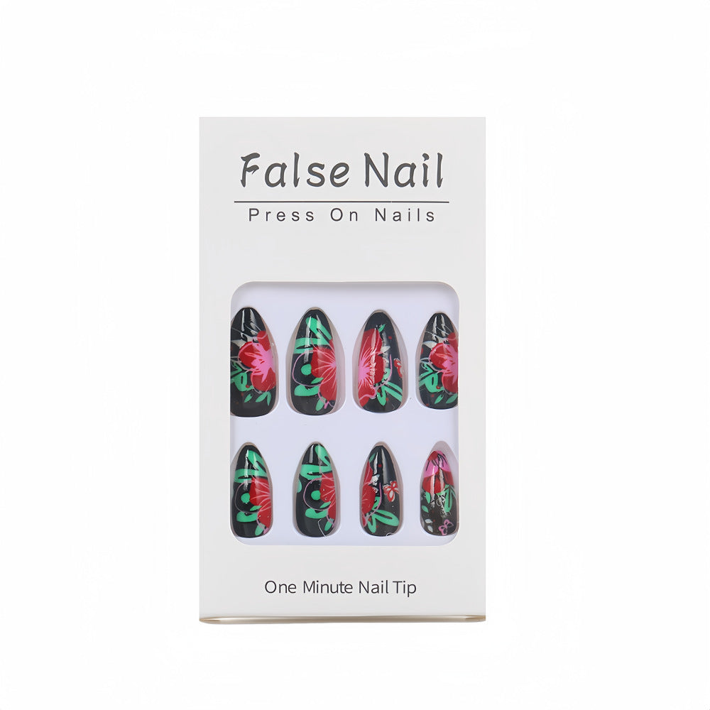 Artificial nails with floral designs Acalora