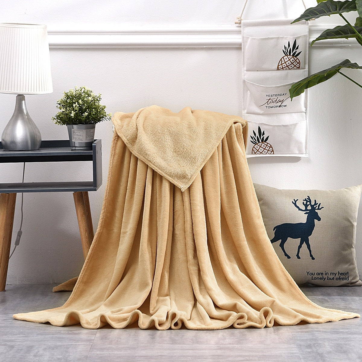 Plush Oversized Hooded Fleece Blanket