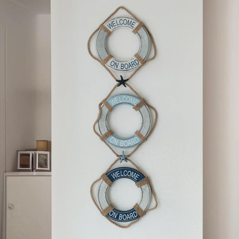 Maritime Wall Clock Decor