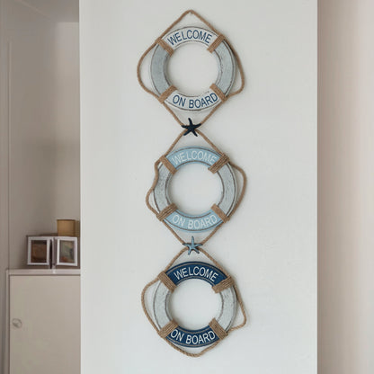 Maritime Wall Clock Decor