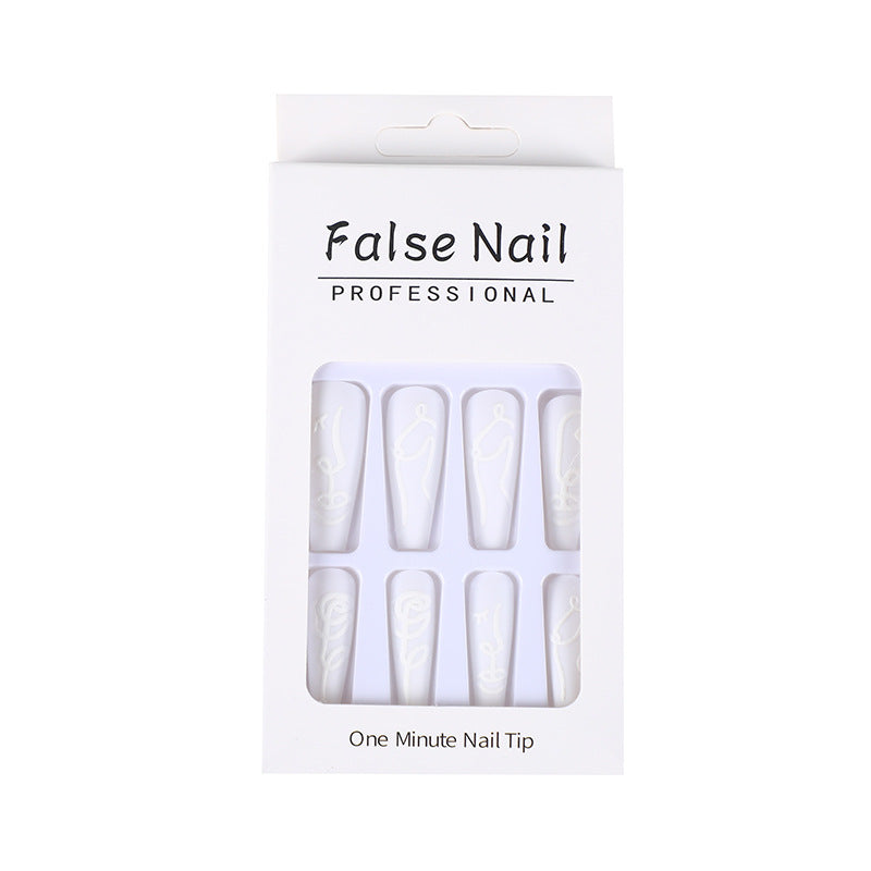 Glossy Design Artificial Nails Acalora