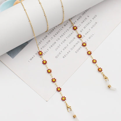Floral Themed Eyewear Chain Acalora