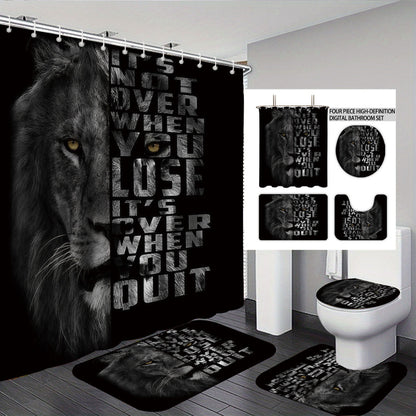 Artistic Floral Theme Bathroom Décor Set