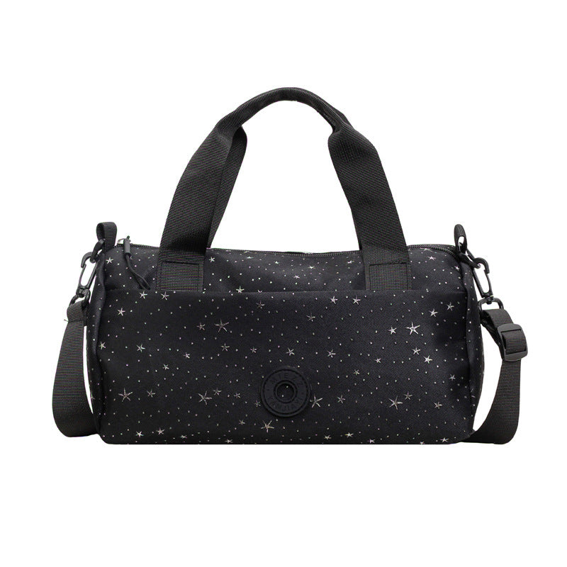 Stylish Star-Patterned Sports Duffle
