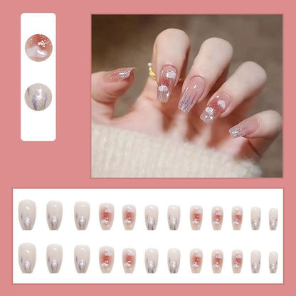 Premium Decorative Spring-Inspired Press-On Nail Set Acalora