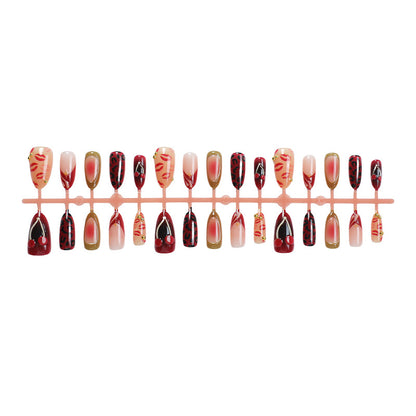 Artistic Mixed Design Press-On Nail Set Acalora