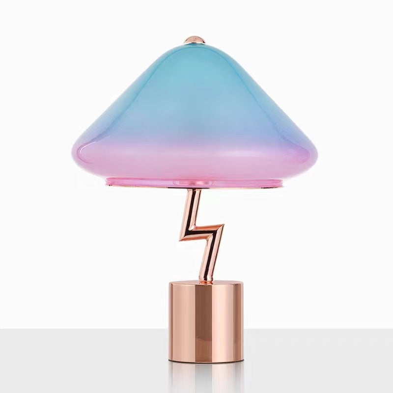 Contemporary Decorative Table Lamp with Geometric Design