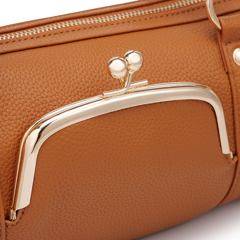 Fashionable Leather Handbag Acalora