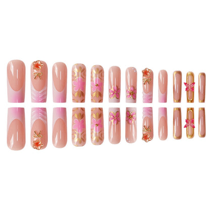 Decorative Floral Nail Art Design Acalora