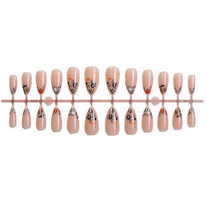 Artistic Themed Press-On Nail Design Acalora