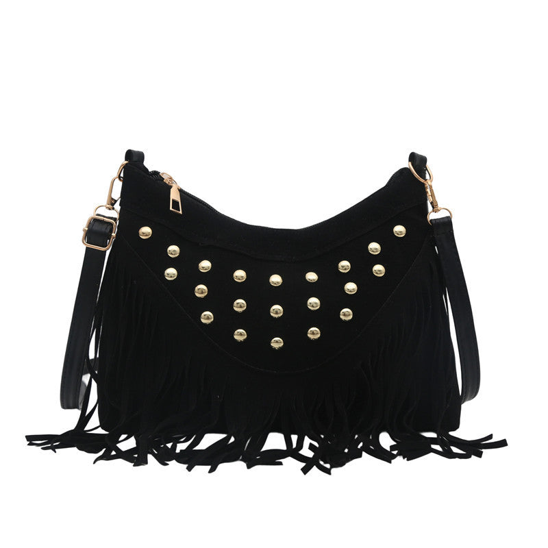 Decorative Fringe Crossbody Bag Acalora