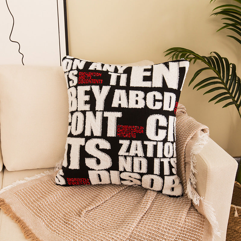 Decorative Dot Print Throw Pillow