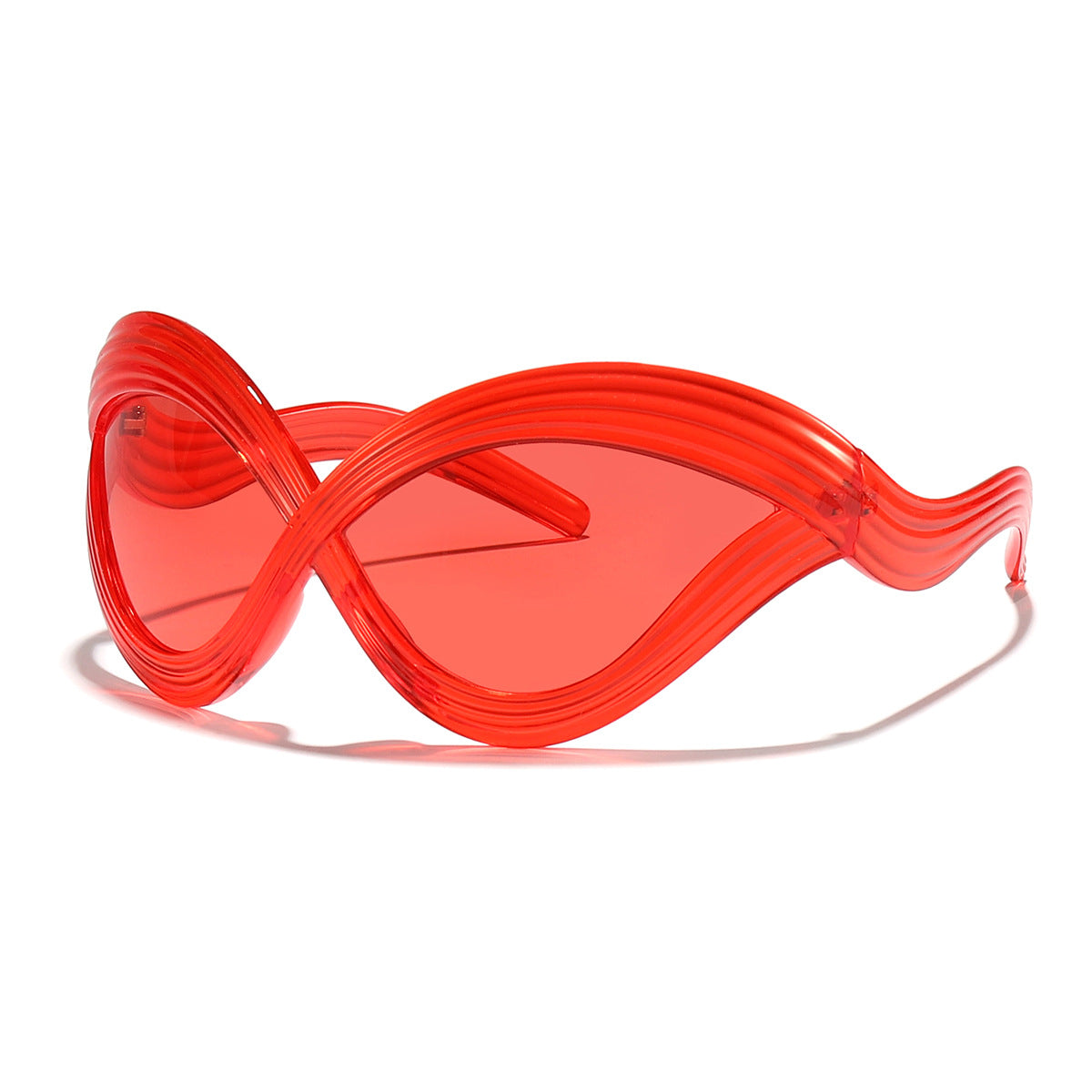 Women's fashionable sunglasses with innovative wave frame Karnz