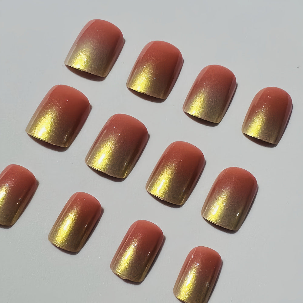 Glamorous artificial nails in elegant gradient Acalora