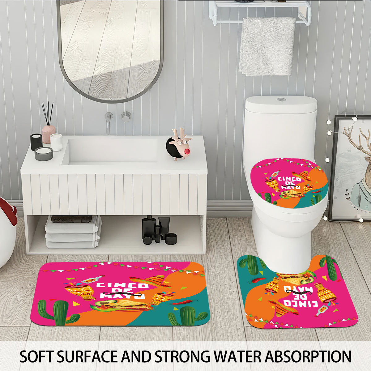 Cinco de Mayo-Themed Complete Bathroom Set