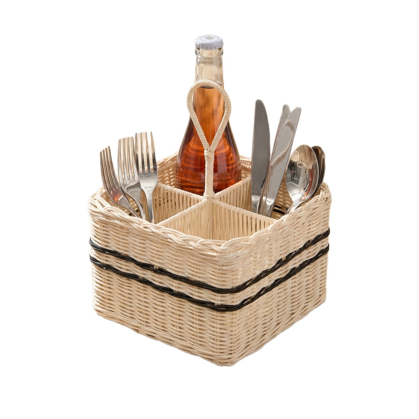 Practical storage basket with compartments Acalora